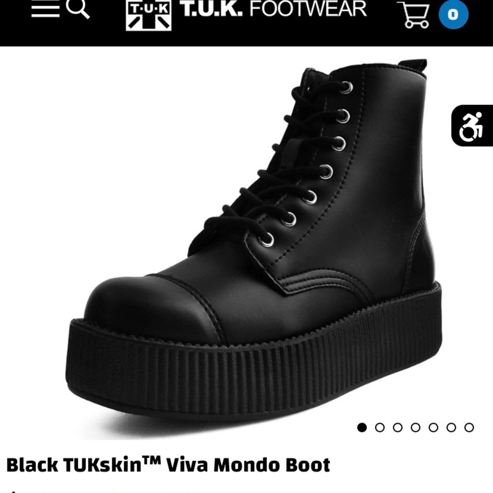 Black Creeper TUKskin Vegan Mondo Boot